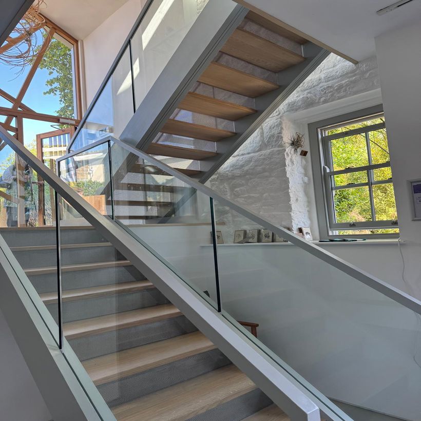 aerial view of new building