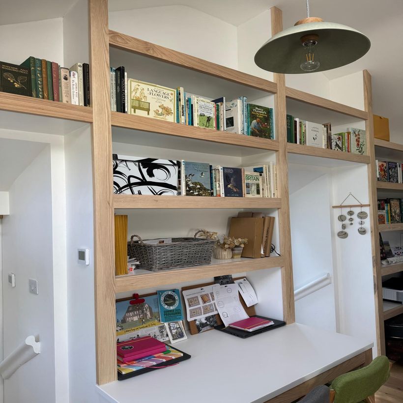 aerial view of new building