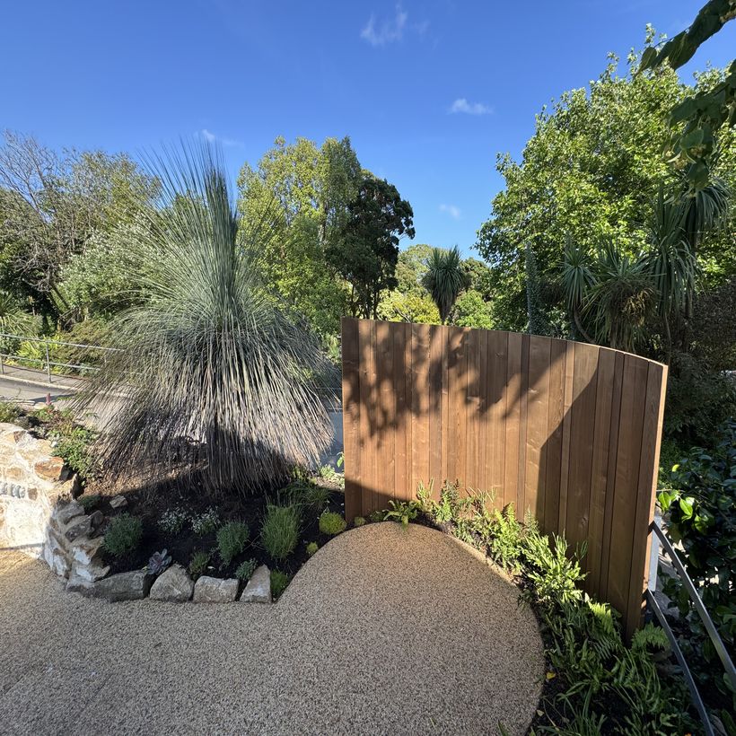 aerial view of new building