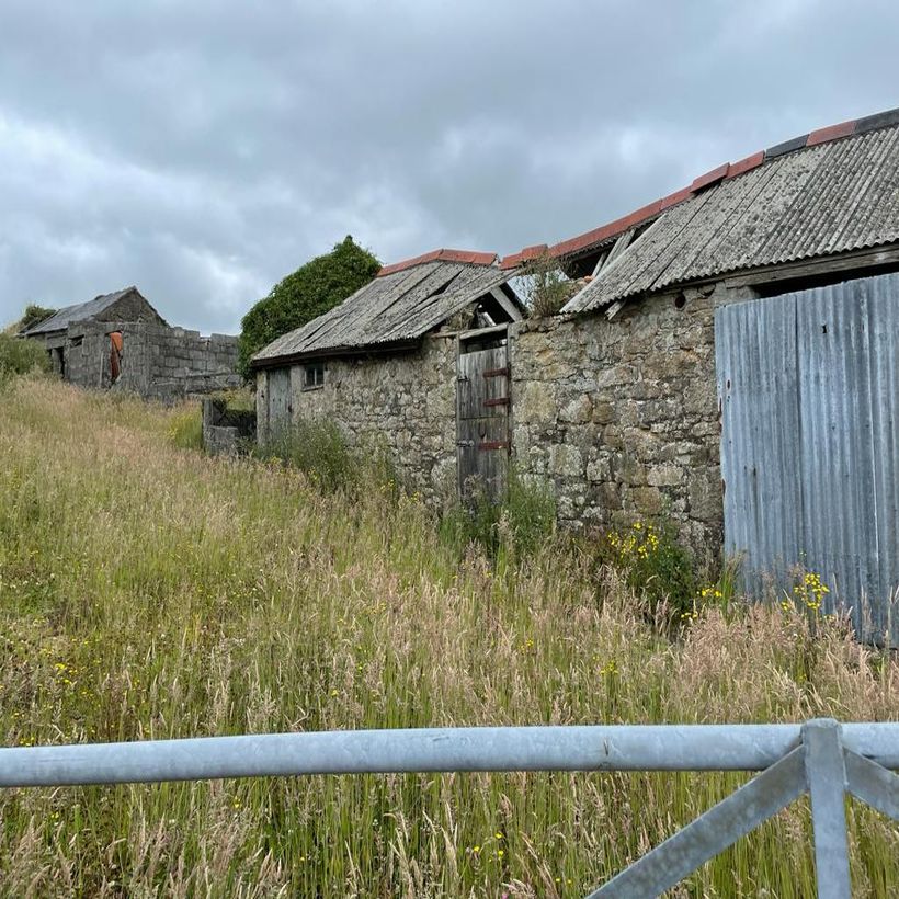 aerial view of new building