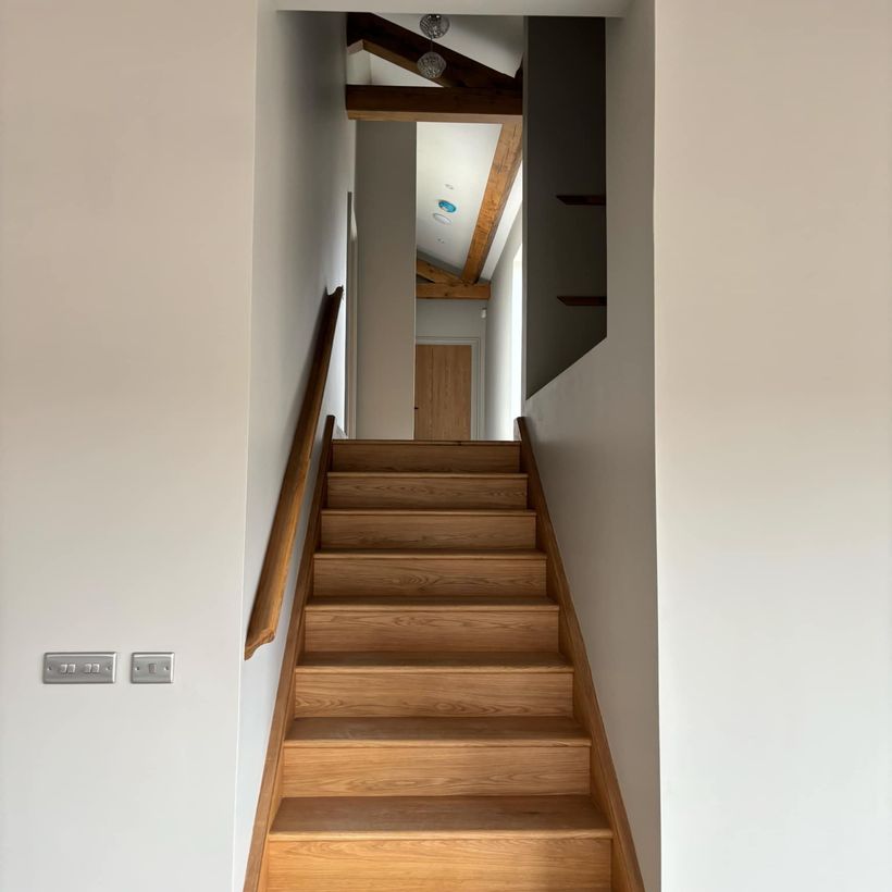 aerial view of new building