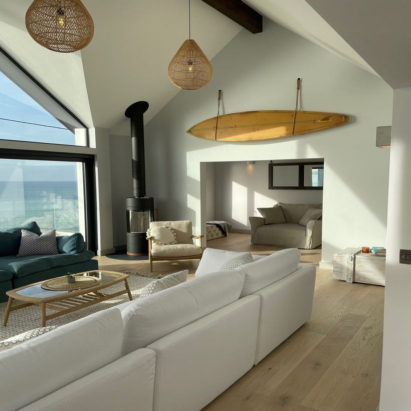 aerial view of new building