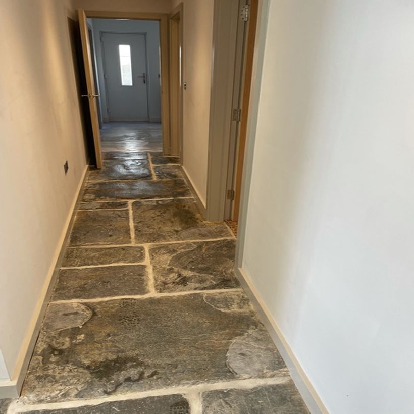 aerial view of new building