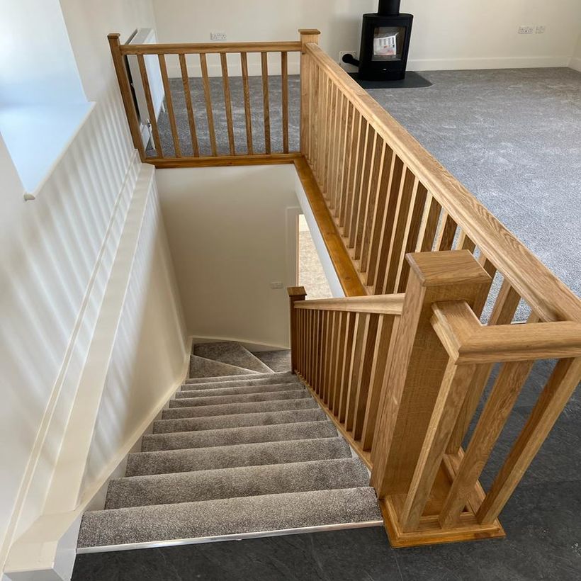 aerial view of new building