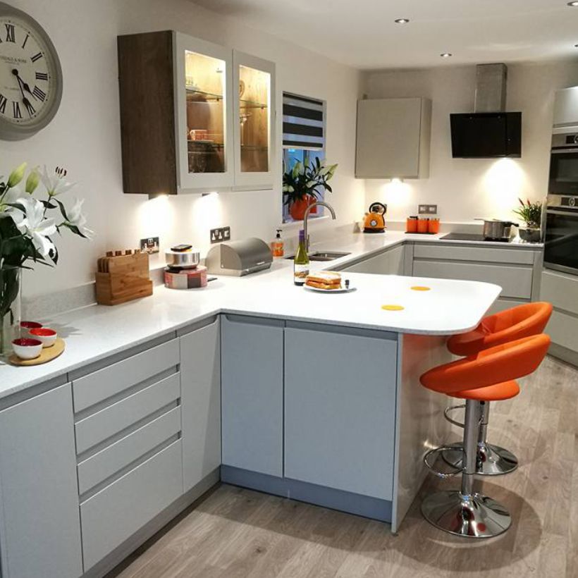 Image of a fitted kitchen